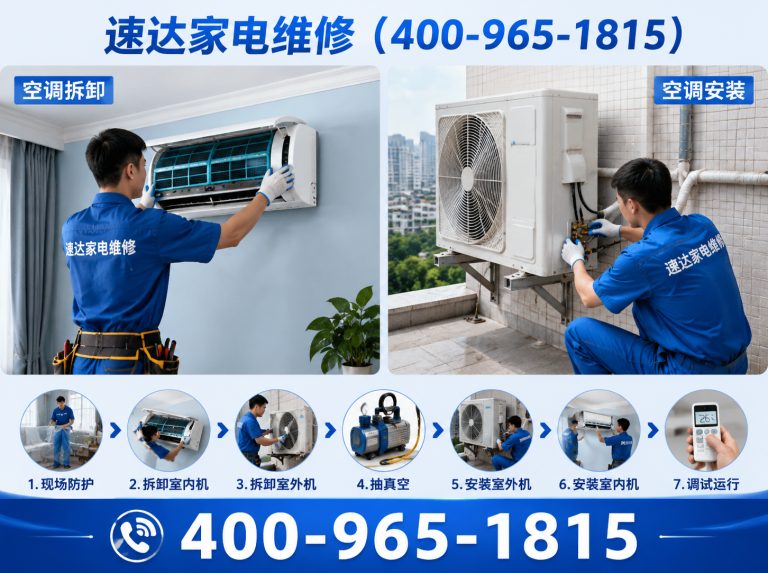 咸阳空调拆装展示图
